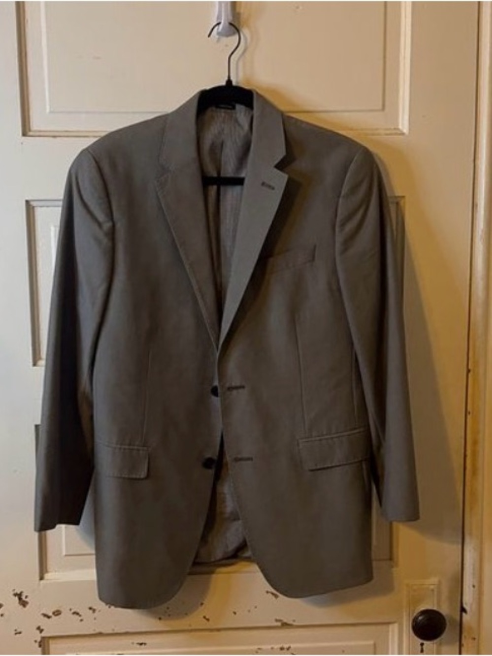 jf j.ferrar Men's Light Gray Sport Coat Blazer